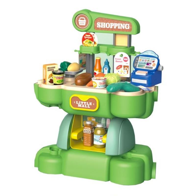 مجموعة أدوات السوبر ماركت بتصميم دراجة - 50 قطعة