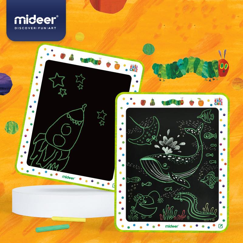 ميدير - السبورة اللاصقة بتصميم اليرقة الجائعة