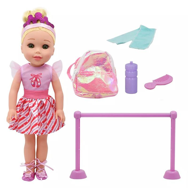 Baby Maziuna Pink Ballet Doll 35cm
