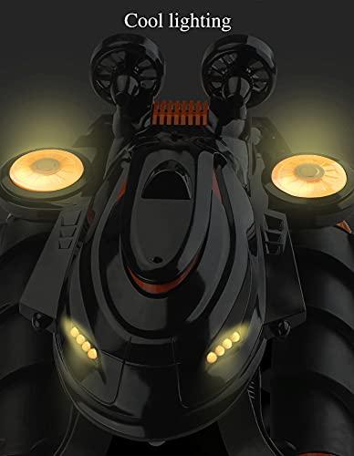 سيارة كامو البرمائية بجهاز تحكم عن بعد لون أسود