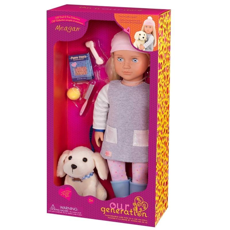 Our Generation Doll Meagan with Pet Dog