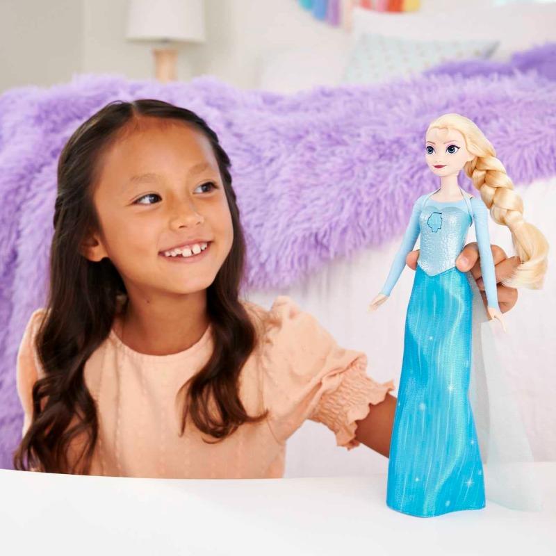 Disney Frozen Singing Elsa Doll In Signature Clothing