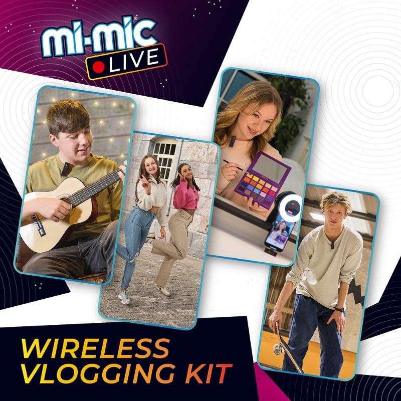 Mi-Mic Live Microphone Hub & LED Ring Light Vlogging Kit