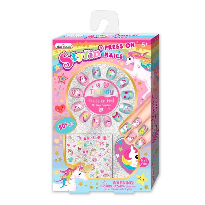 Hot Focus - Stylin' Press On Nails Unicorn