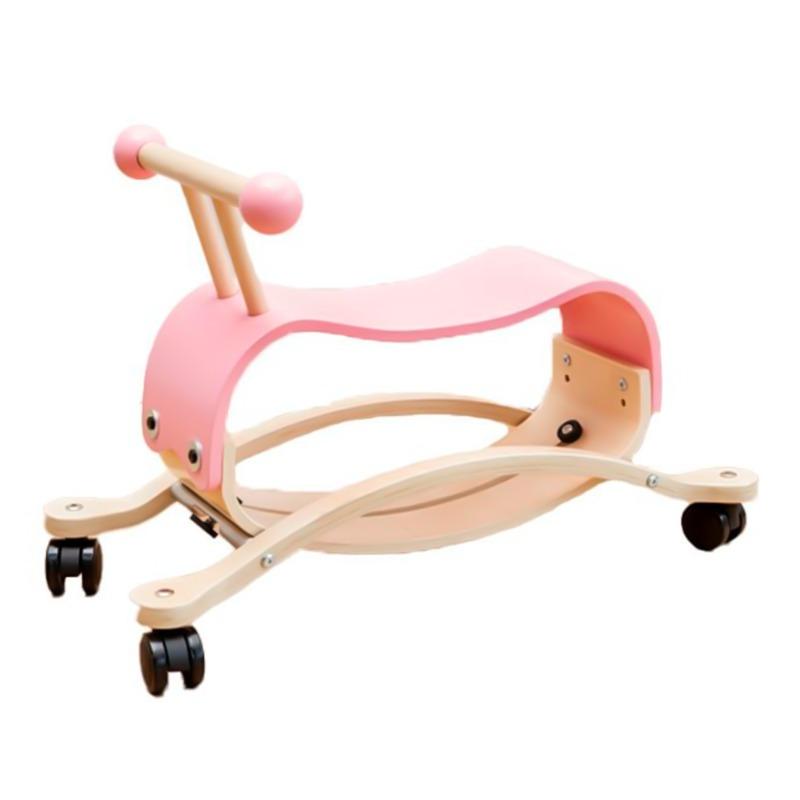 حصان هزاز 2 في 1 لون وردي