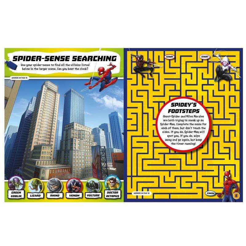 Marvel Spider-Man Beat the Clock Wipe Clean