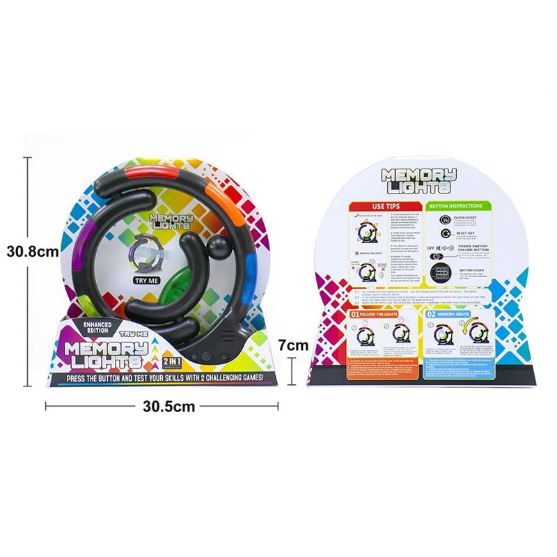 Memory Lights Game Induction 6 Game Console 2 In 1