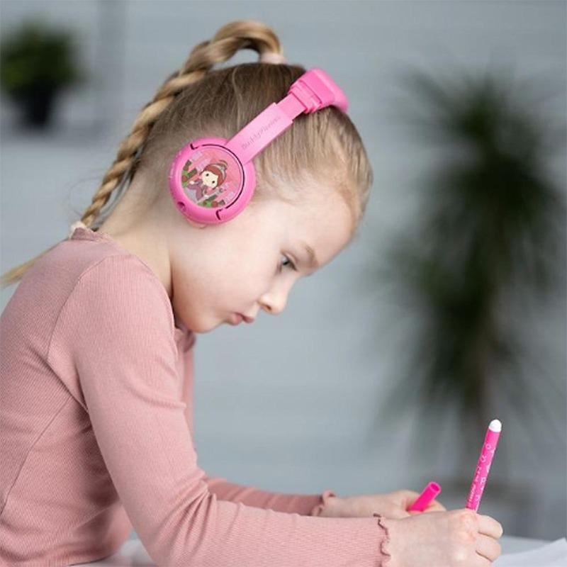 بوديفونز - سماعات الرأس اللاسلكية للأطفال اكسبلور لون وردي