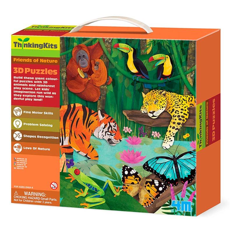 4M Floor Puzzle 3D Rain Forest