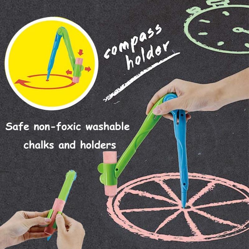 Colorful Graffiti Chalk Doodle Set - 17 Pcs