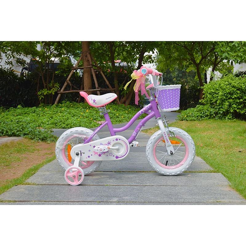 رويال بيبي - دراجة ستار جيرل مقاس 12 إنش لون بنفسجي
