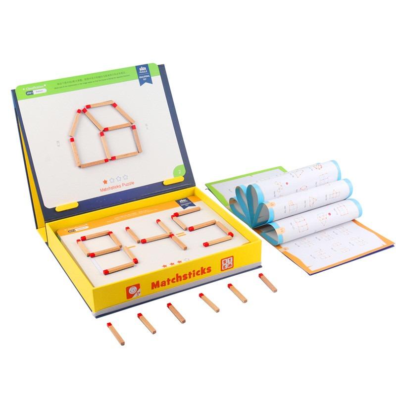 Wooden Magnetic Matchsticks Toy
