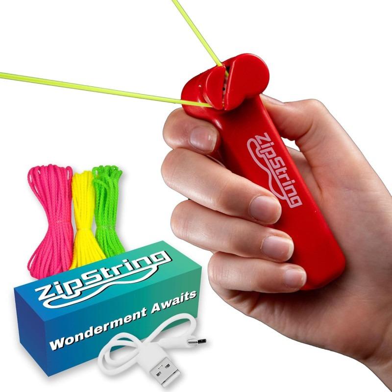 ZipString Spinning String Game - Red