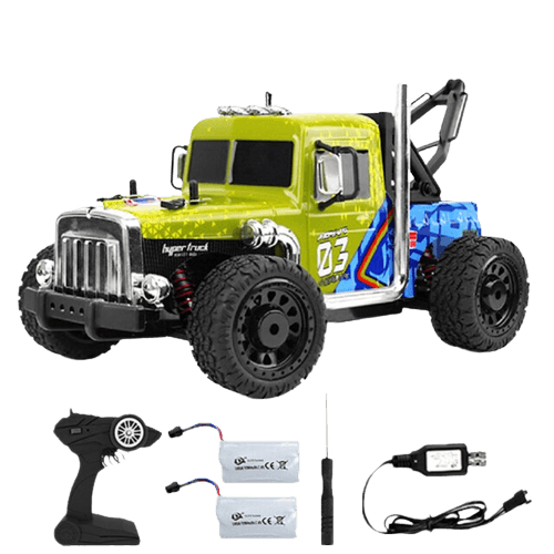 شاحنة أوف رود بالتحكم عن بعد - أخضر