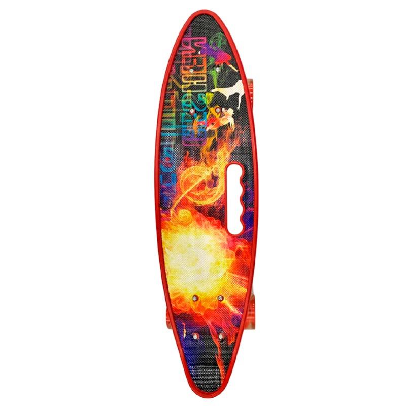 Infinity Skateboard Mix Color Wheel With Light - Multishapes