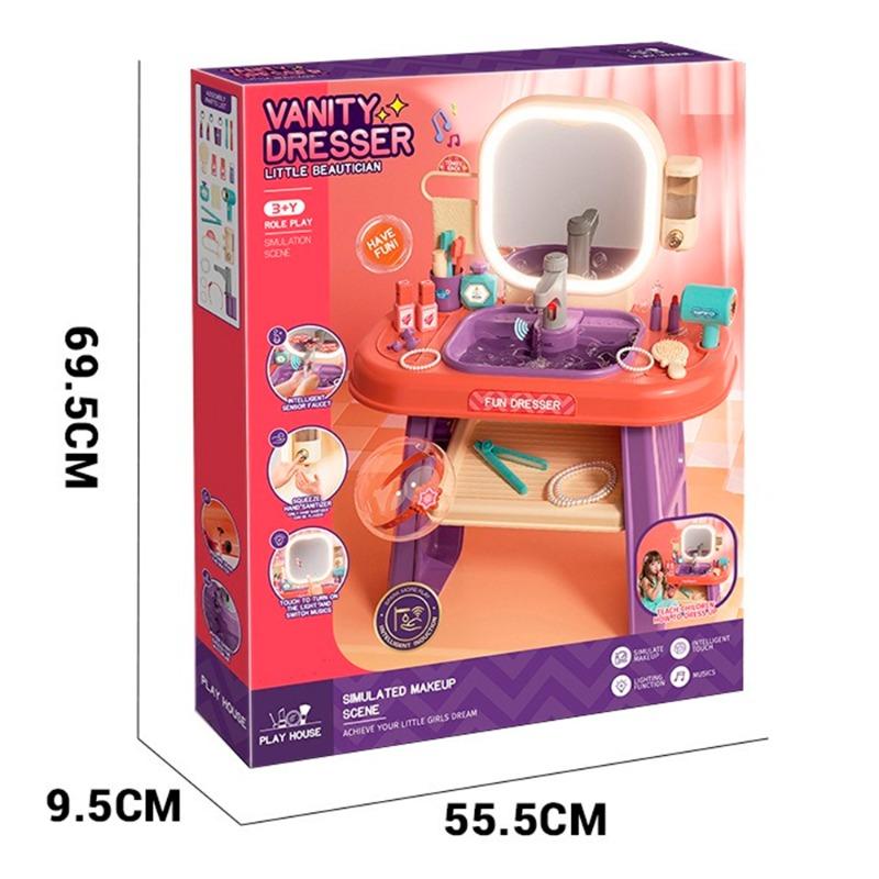 Makeup Table with Light - 24pcs