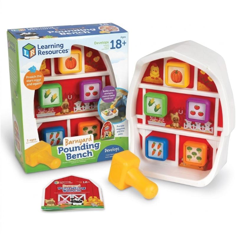 Learning Resources - Barnyard Pounding Bench Activity Toy