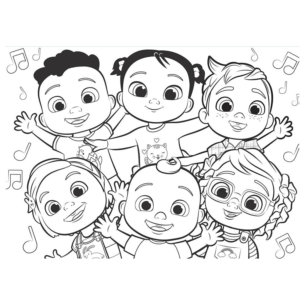 كوكو ميلون - ماكسي فلور لوحة أحجية مزدوجة الوجة 2*12 هيا بنا للبناء