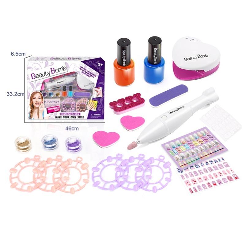 بيوتي بومب - مجموعة مستحضرات تجميل الأظافر لونين