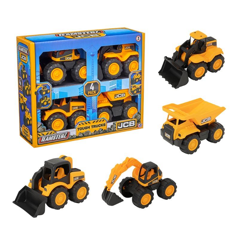 تيمسترز - شاحنات جي سي بي القوية 4 قطع
