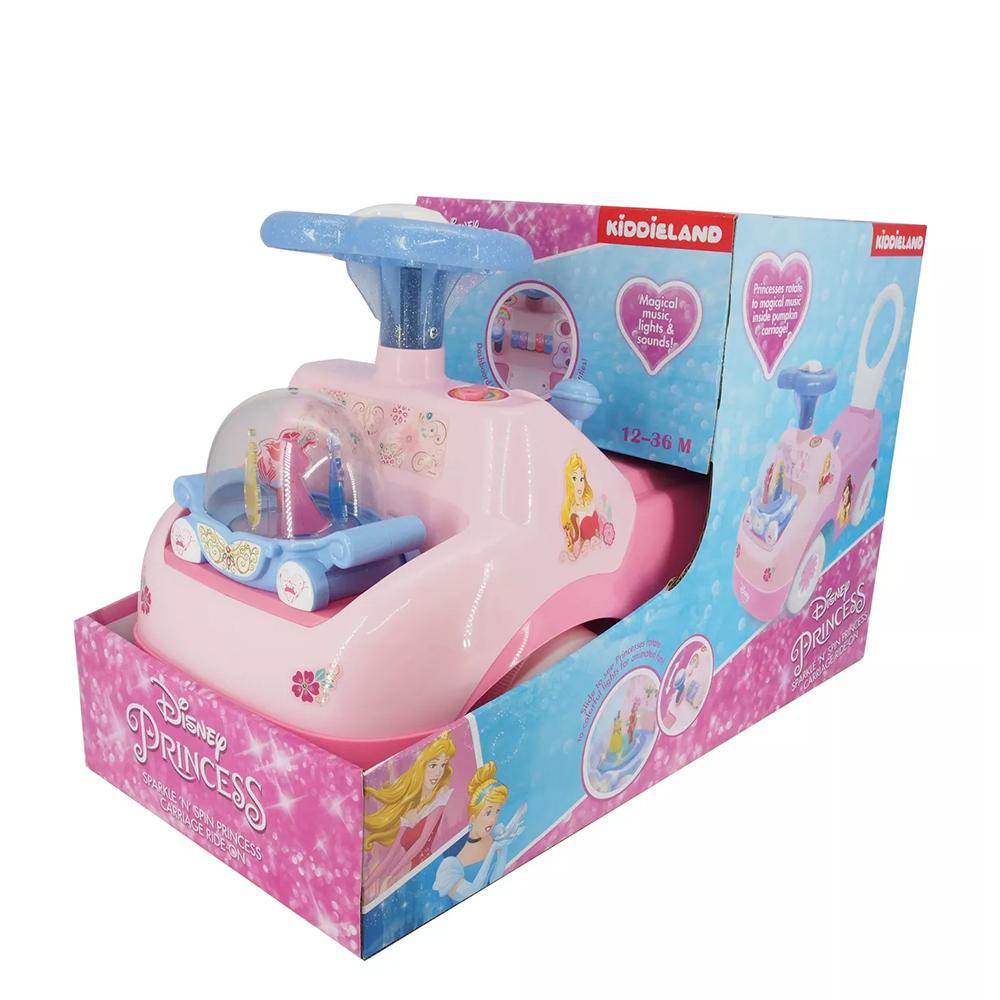 Kiddieland Disney Spark n Glow Princess Carriage Ride-On - Pink
