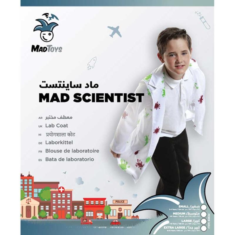 Mad Toys - Mad Scientist Professions Costumes - Small