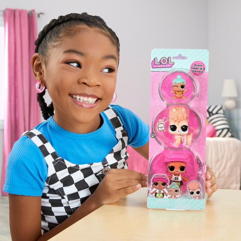 LOL Surprise 3pk Dolls - Spike + Cowardly Kitty + Lil Genie