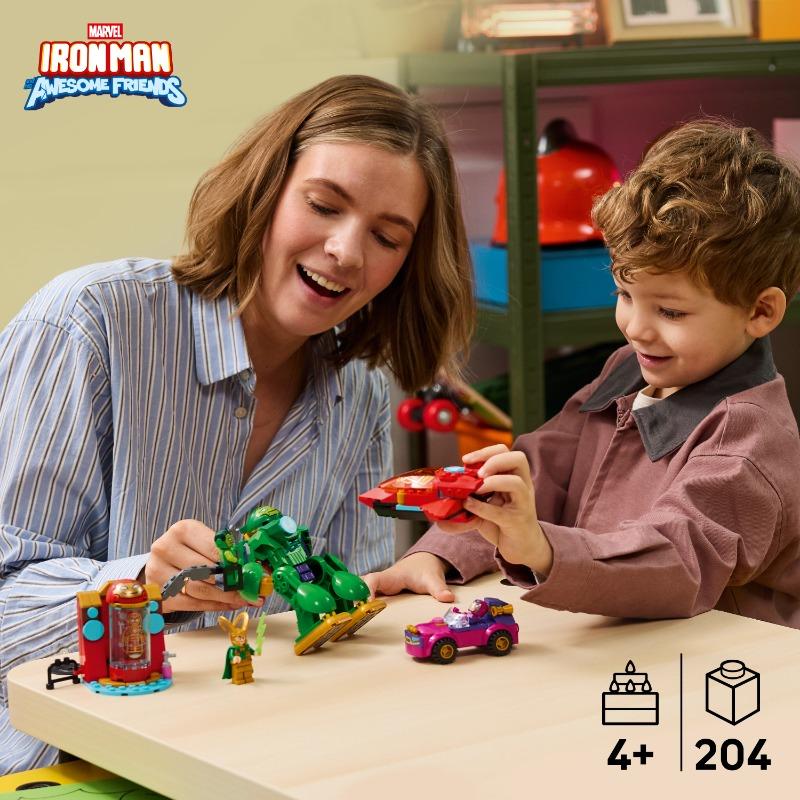 LEGO Marvel Loki vs. Team Iron Man Building Set