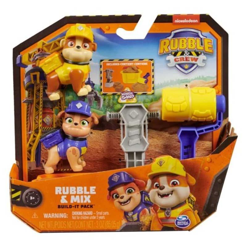 Paw Patrol Rubblr & Crew 2 Figure Build It Pack