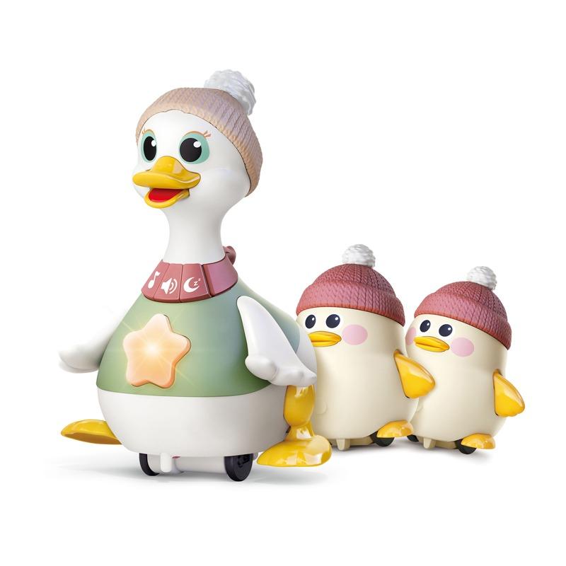 Hola Waddling Duck Family Toy