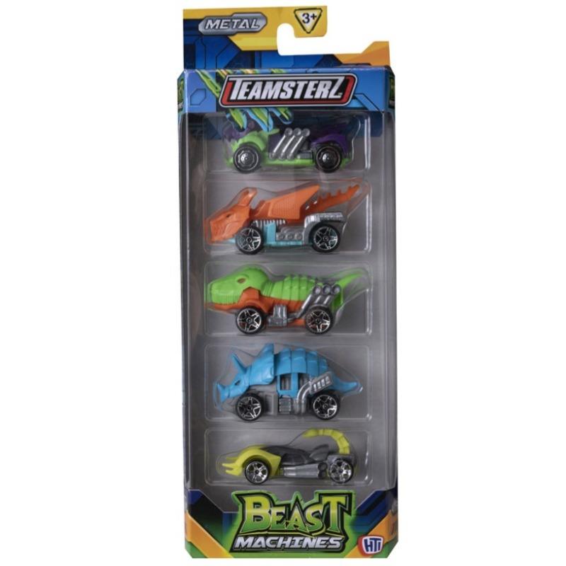 Teamsterz Beast Machines 5 Car Pack - Multishapes