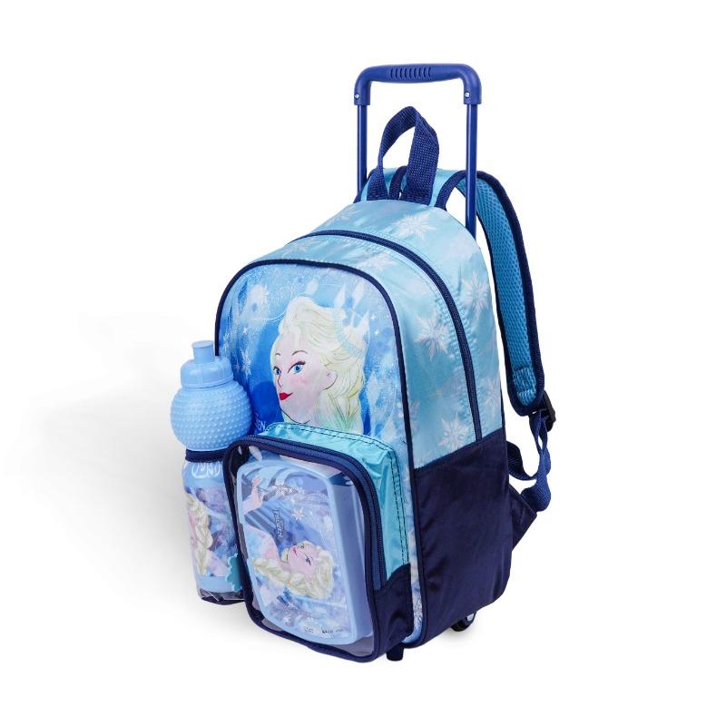 مجموعة حقيبة عربة ملكة الثلج من ديزني فروزن مقاس 13 بوصة