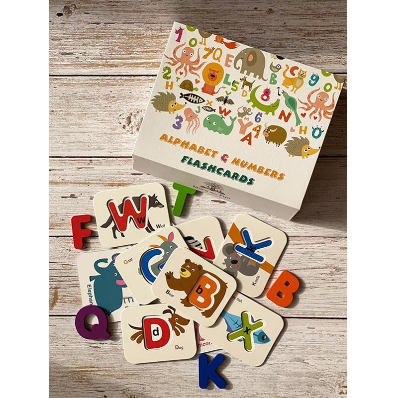 Alphabet and Numbers Flashcards