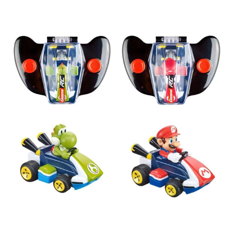 RC Mario Kart Mini Mario & Yoshi – Twin Pack