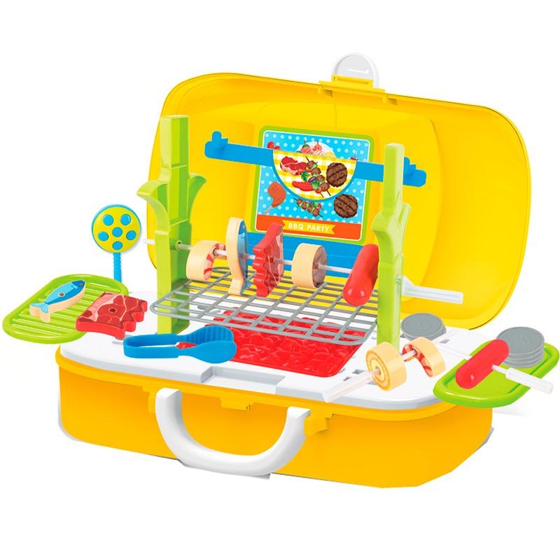 مجموعة طاولة الشواء الصغيرة