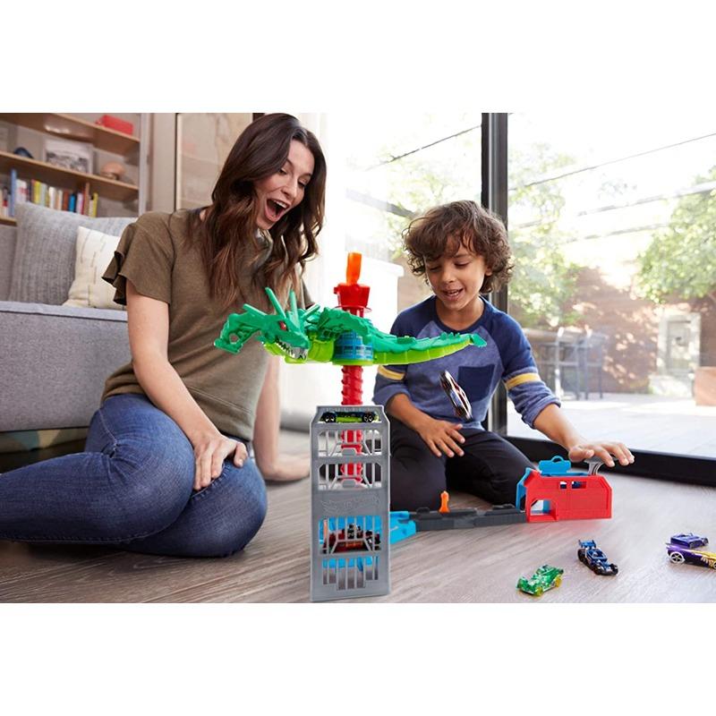 Hot Wheels City Robo Beasts Air Attack Dragon Play Set