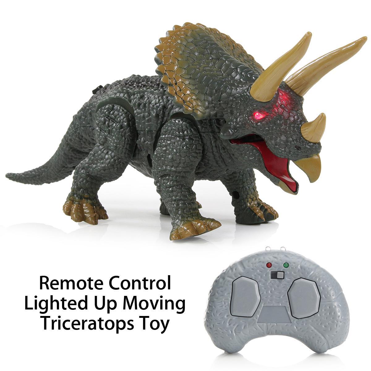 Remote Control Electronic Dinosaur Toy - Triceratops