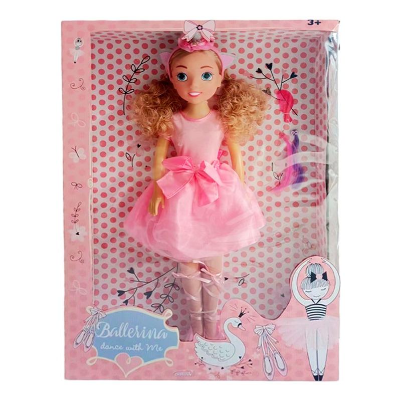 Ballerine Doll Set With Hair Accessories - 80 cm