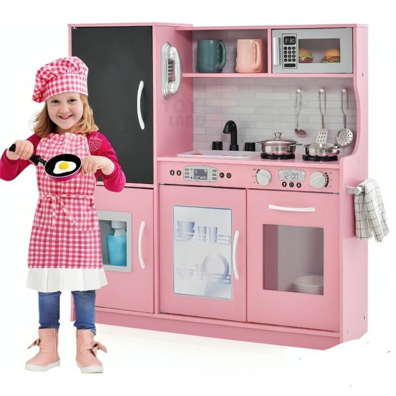 Kidland Sweet Girls Wooden Kitchen Playset