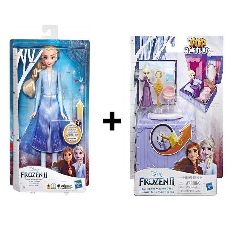 Buy 1 Get 1 Free Frozen 2 -Magical Swirling Adventure Elsa + Disney Frozen 2 Pop Up Scene Set - Assorted