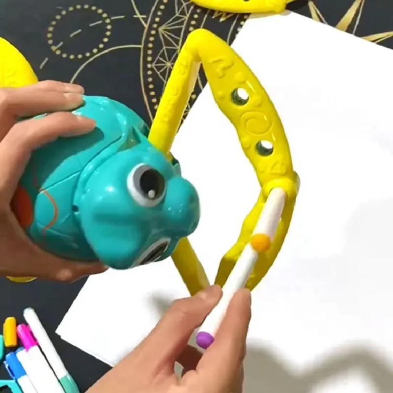 روبوت على شكل سلحفاة موسيقي مختص بالرسم