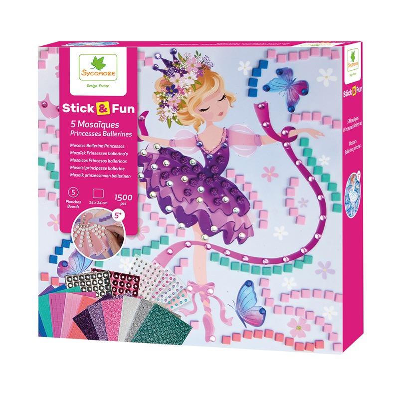 Sycomore Stick & Fun Large 5 Mosaics Ballerina Princess