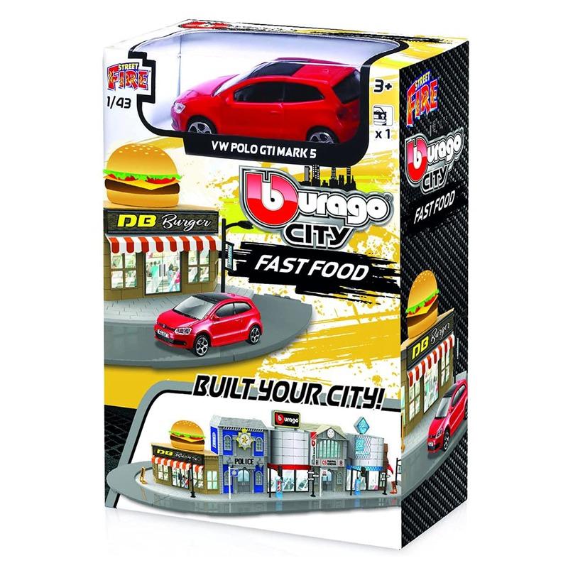 Bburago Street Fire City Fast Food
