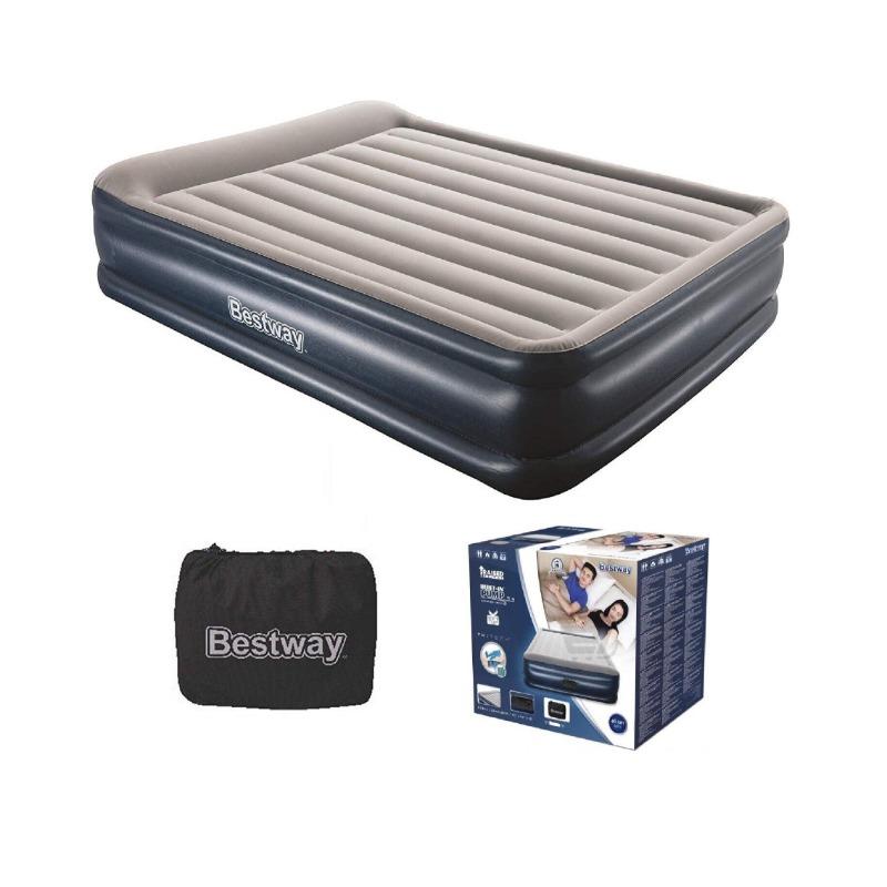 Bestway Double Airbed Tritech Raised Inflatable Blow Up Bed