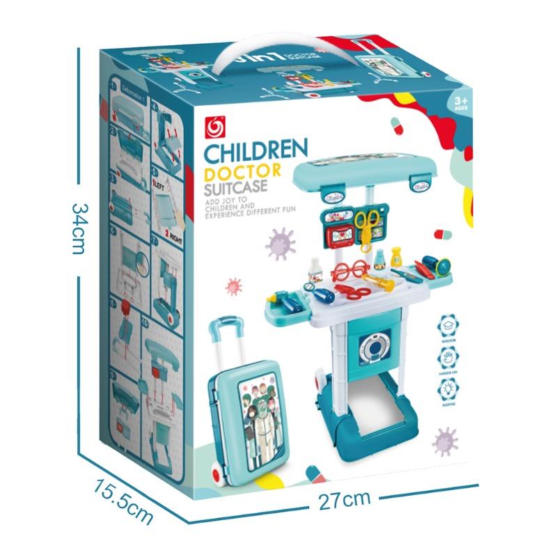 Pretend Doctor Clinic Play Set 3 in 1 - Blue
