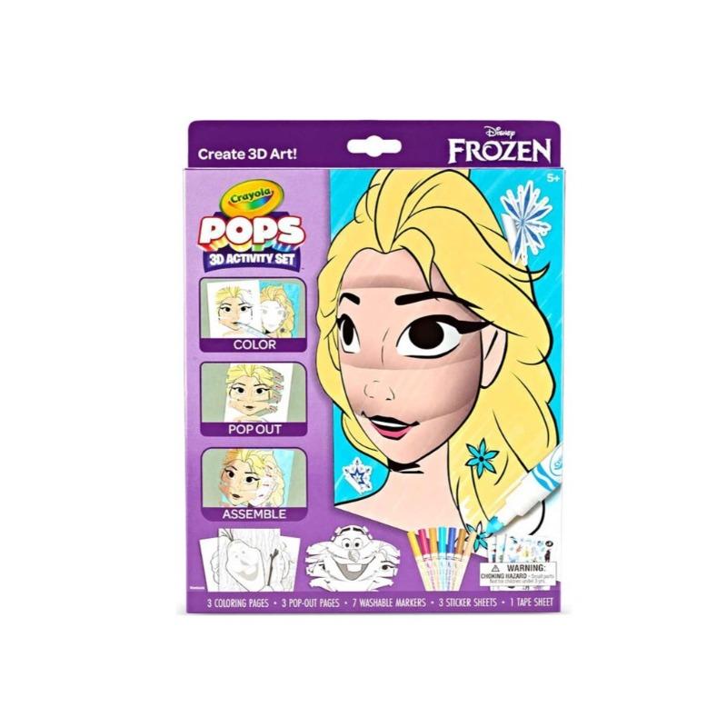 Disney Frozen 3D Activity Set Colouring And Drawing Creation