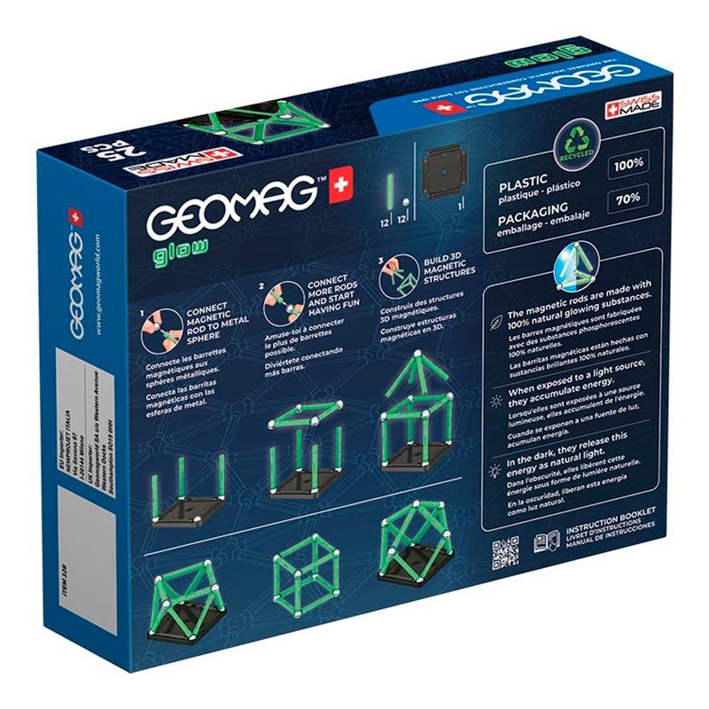 Geomag Glow Recycled - 25 Pcs