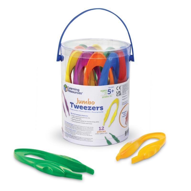 Primary Science Jumbo Tweezers Set - 12 Pieces