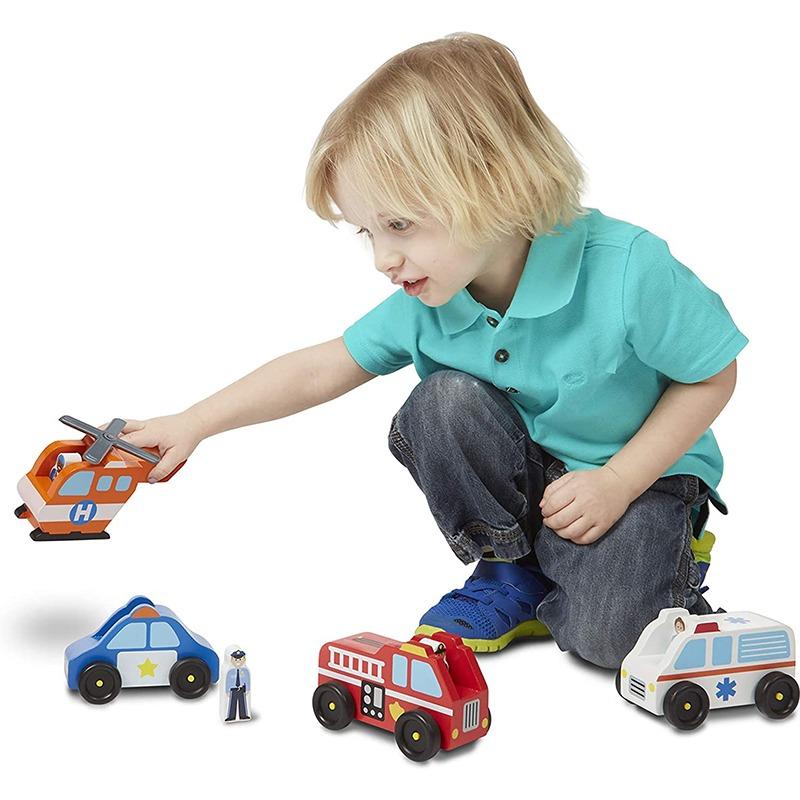 Melissa and Doug Emergency Vehicle Set