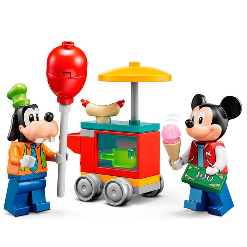 LEGO Disney Mickey Minnie and Goofy Fairground Building Set